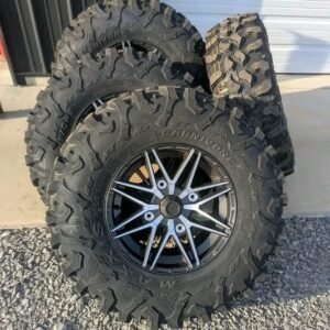 Maxxis Carnivore Tires on Aluminum Wheels